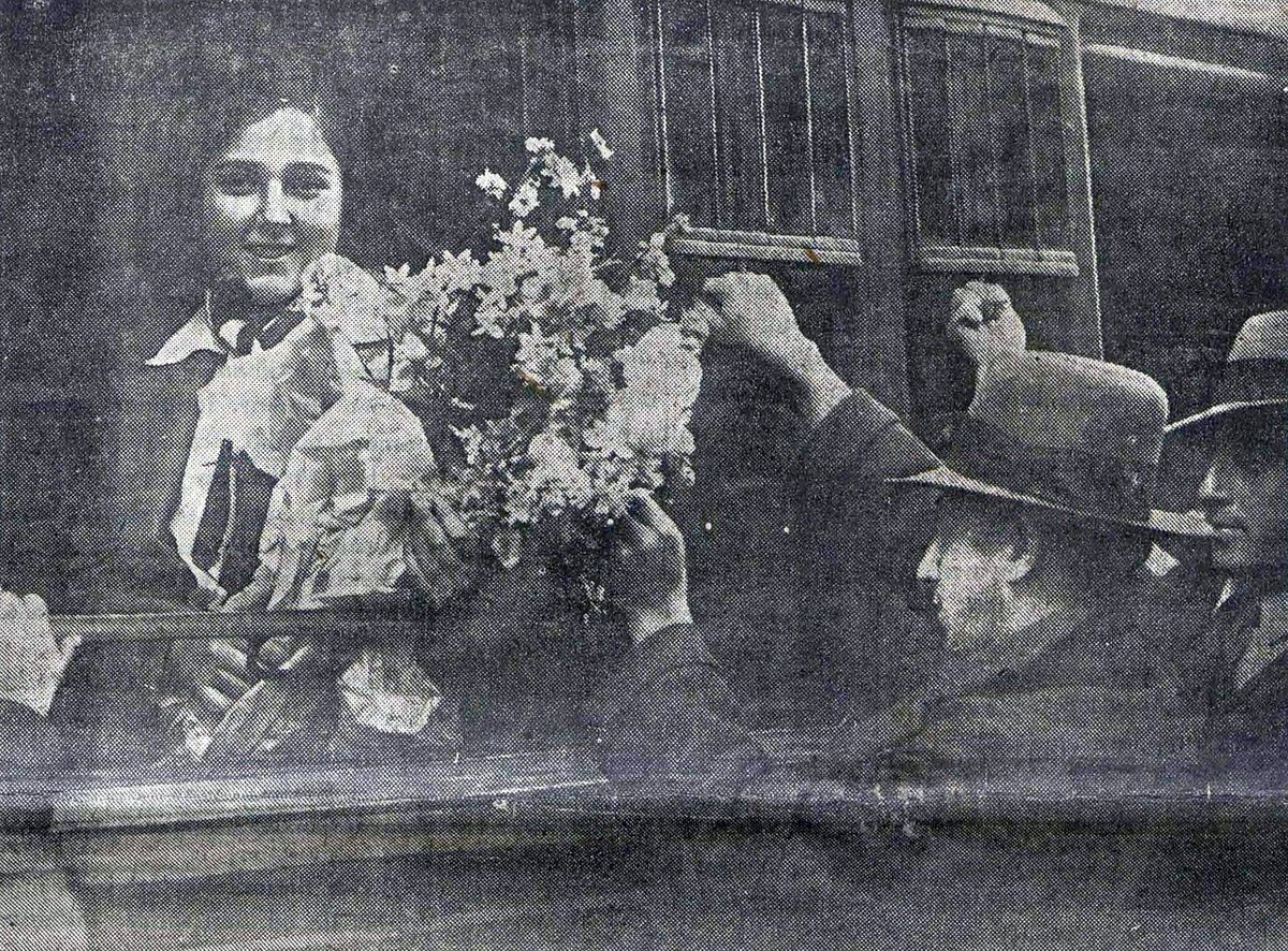 Cumhuriyet gazetesinin 30 Ocak 1930 sayısında 1930 Türkiye güzeli Mübeccel Namık