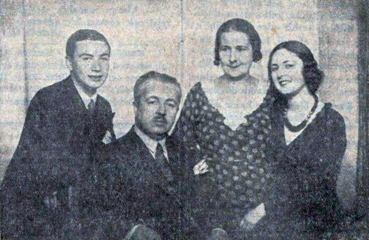 7 Şubat 1933 tarihli Cumhuriyet'te Keriman Halis ve ailesi