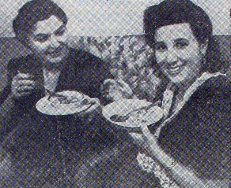 Akşam gazetesinin 6 Ocak 1950 sayısında Zehra Bilir ve Müzeyyen Senar