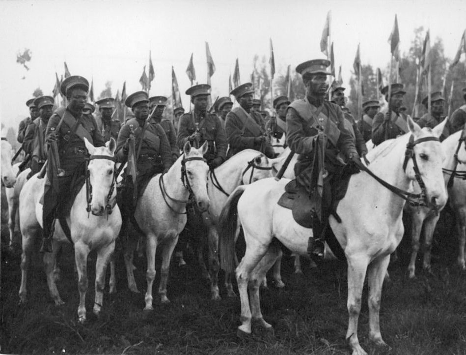 İkinci İtalyan-Habeş Savaşı sırasında Habeş askerleri, 1936