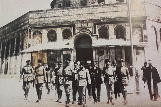 Cemal Paşa ile Alman general Erich von Falkenhayn
