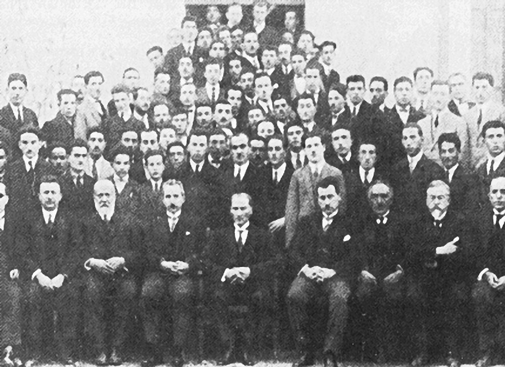 Ankara Adliye Hukuk Mektebi'nin açılış günü, 1925