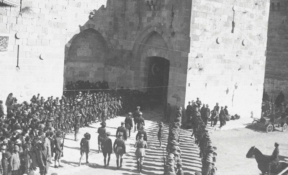 General Allenby'nin 11 Aralık 1917'de Yafa Kapısı'ndan Kudüs'e girişi