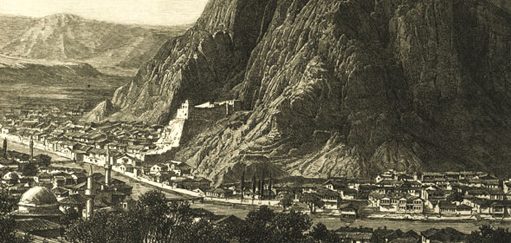 Amasya'nın eski bir görünümü