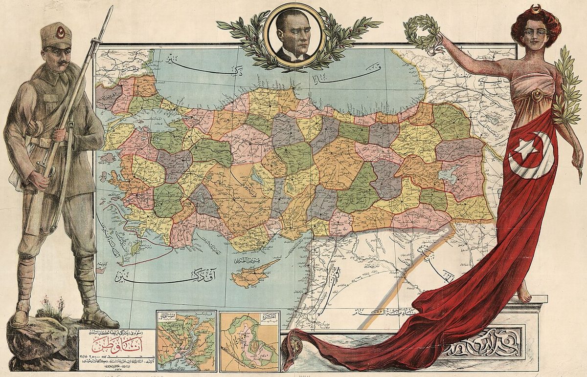Anavatan, 1927 tarihli Cumhuriyet temalı resim