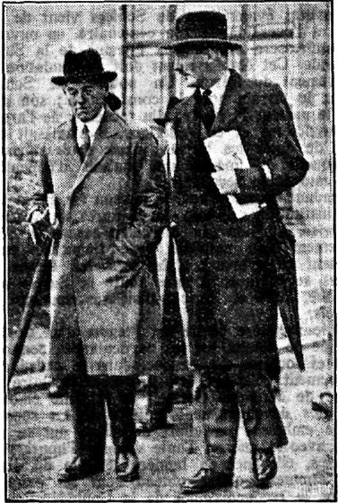 Anthony Eden ve Amiral Lord Chatfield Nyon Konferansı'nda