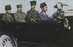 Mustafa Kemal Paşa, Fevzi Çakmak ve Salih Bozok ile İzmir'e gelişi, 10 Eylül 1922