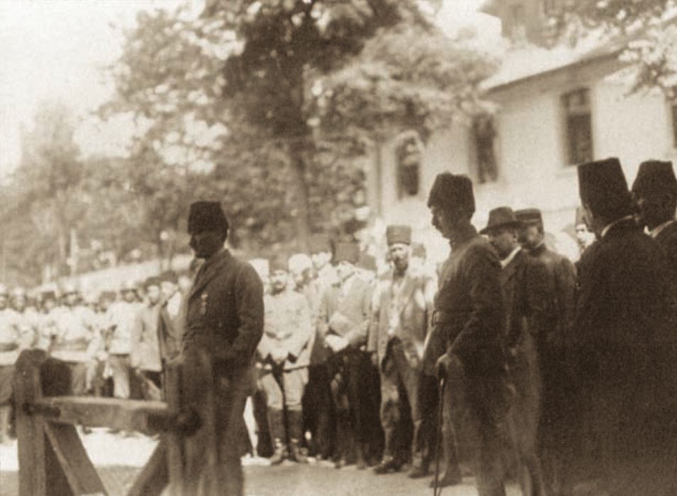 Mustafa Kemal Paşa, İsmet Paşa ve Franklin-Bouillon, Ankara, Haziran 1921
