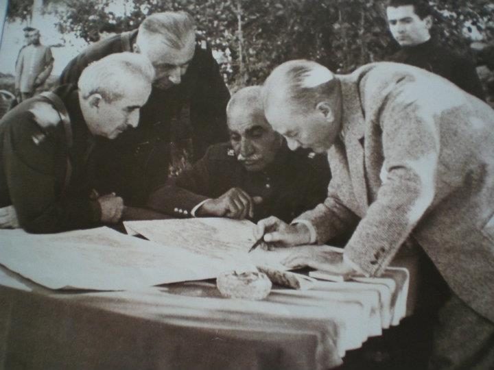 Atatürk, Rıza Şah Pehlevi ve İsmet İnönü