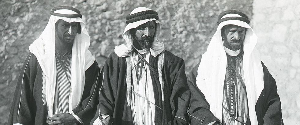 Huveytat aşireti şeyhi Avde Ebu Tayi, Akabe, 1917