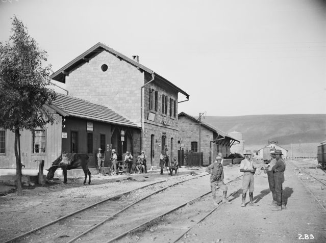 Semah istasyonu çevresi, 1918