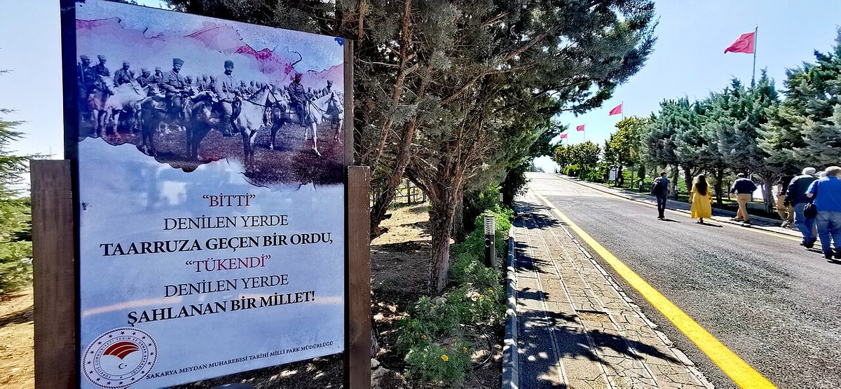 Sakarya Meydan Muharebesi Tarihî Millî Parkı'ndan bir görünüm