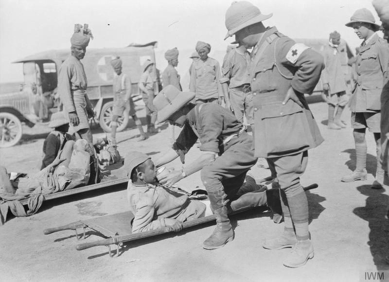 Tikrit Muharebesi sırasında Dicle kıyısı, 1917