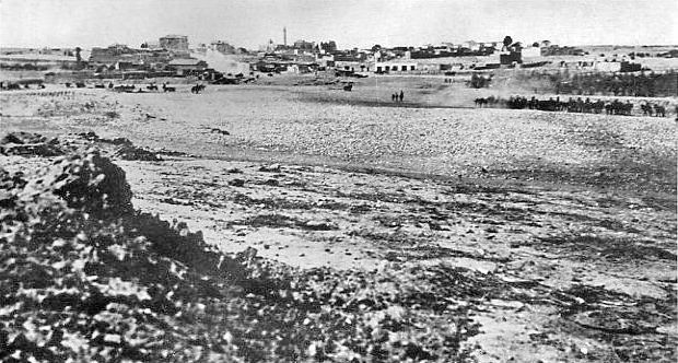 1917 yılında Birüssebi kasabasından bir görünüm