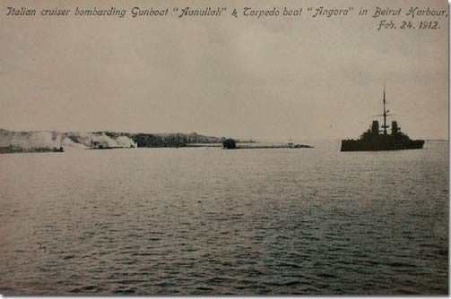 Beyrut limanında İtalyan saldırısı, 1912