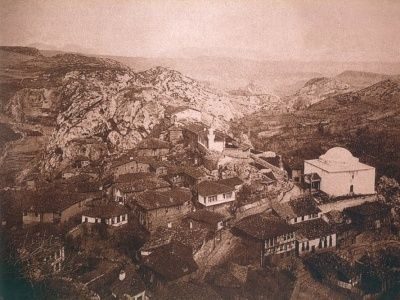 Bilecik şehrinin eski bir görünümü