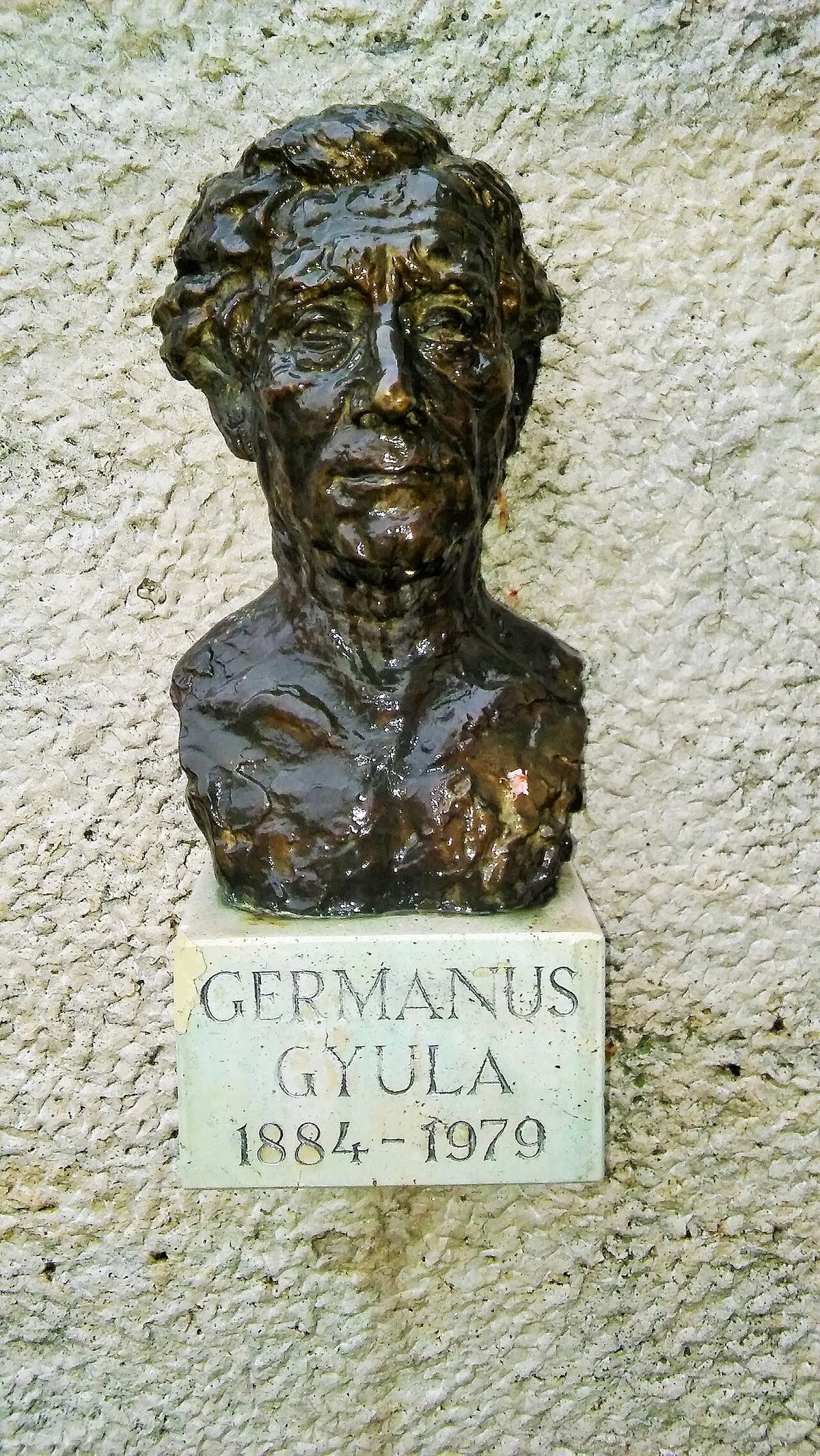 Budapeşte'deki Gyula Germanus heykeli