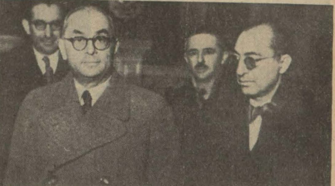 Celâl Bayar ve Tevfik Rüştü Aras