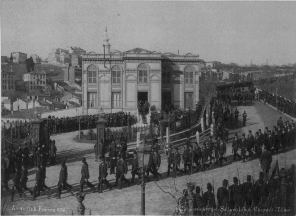 Sultan II. Abdülhamid bir Cuma selamlığı töreninde