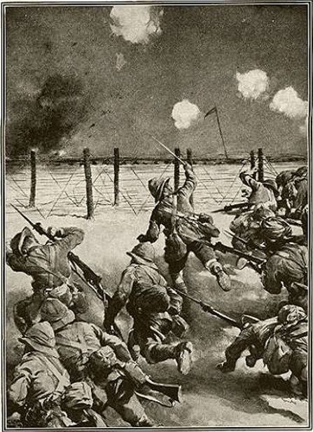 Dorset alayı askerleri Birinci Kut muharebesinde, 28 Eylül 1915