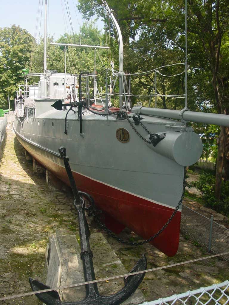 Varna'da müze gemisi olarak korunan Drazki torpido botu