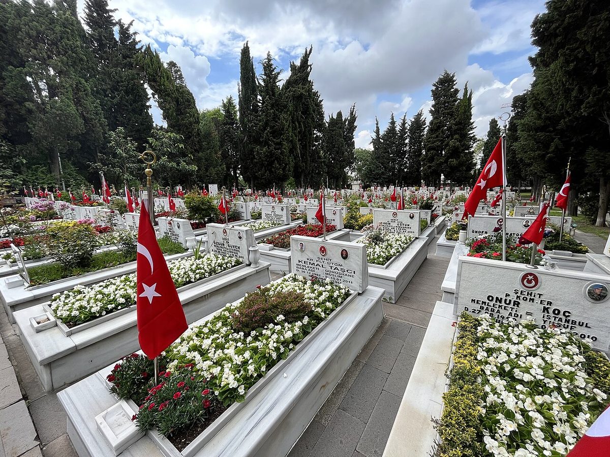 Akçura'nın gömüldüğü Edirnekapı Şehitliği