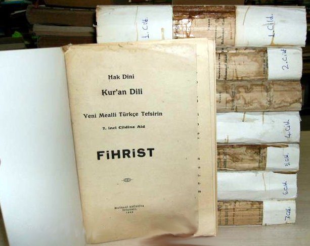 Hak Dini Kur'an Dili'nin 1935 baskısı