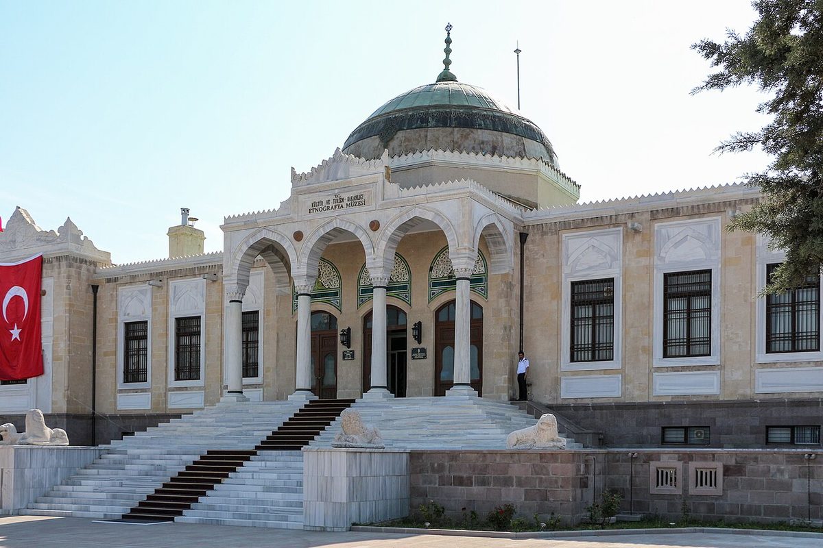 Ankara Etnografya Müzesi binasının dış görünüşü