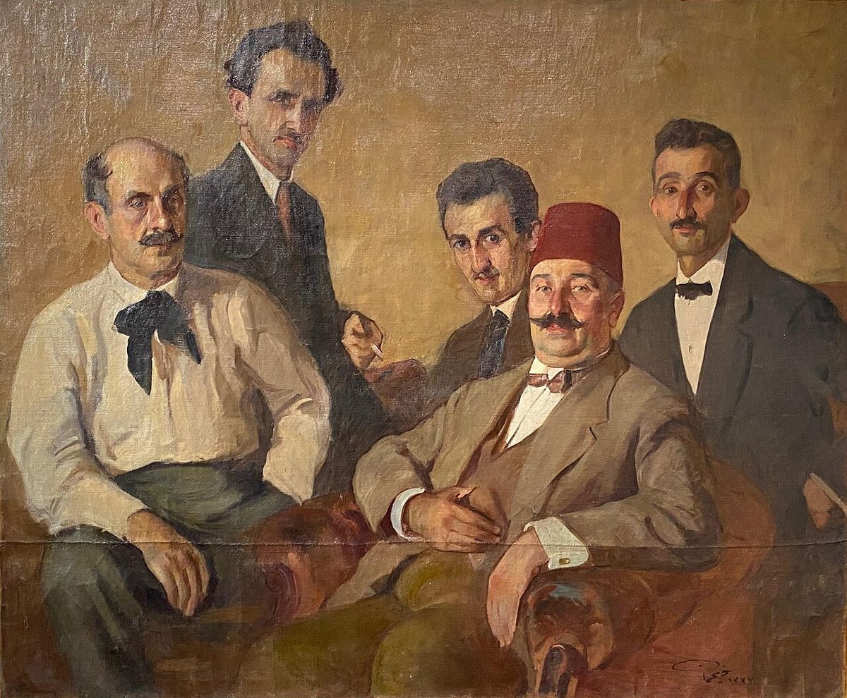 Feyhaman Duran'ın Ressamlar Grubu tablosu