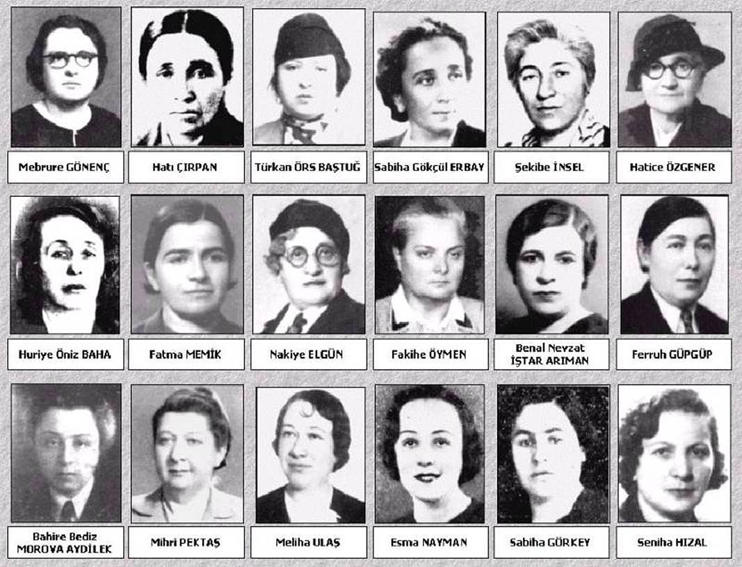 1935'te TBMM'ye giren ilk kadın milletvekilleri