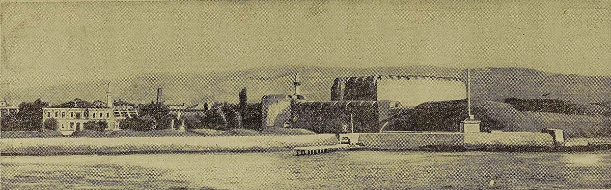 Boğaz girişindeki Seddülbahir Kalesi, 1915 civarı