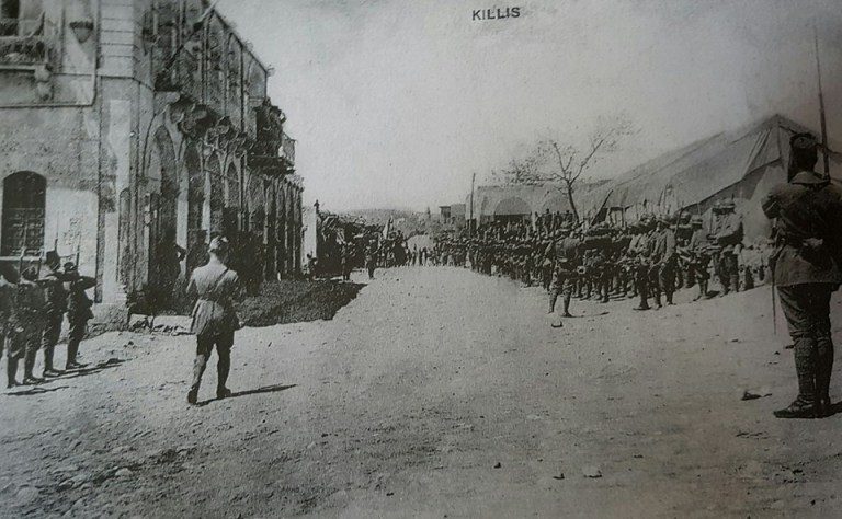 Ateşkesin ardından Kilis'e giren Fransız birlikleri