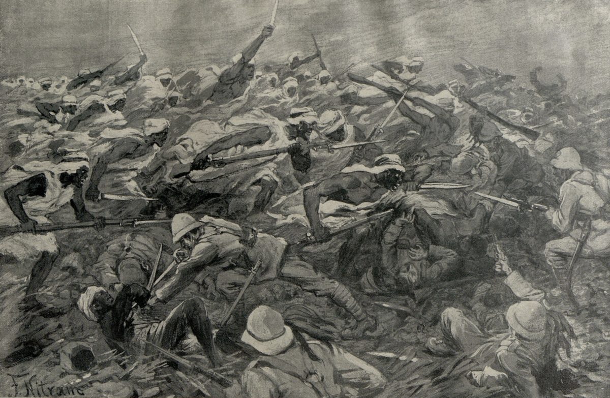 Trablus'un iç kesimlerindeki çarpışmalardan, 1915