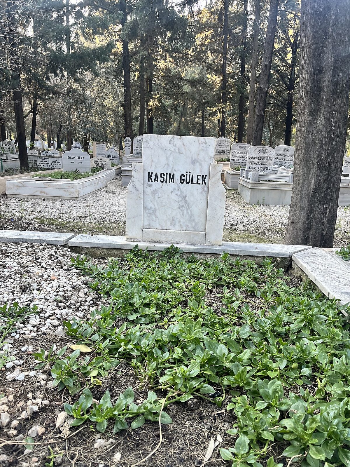 Kasım Gülek'in mezarı