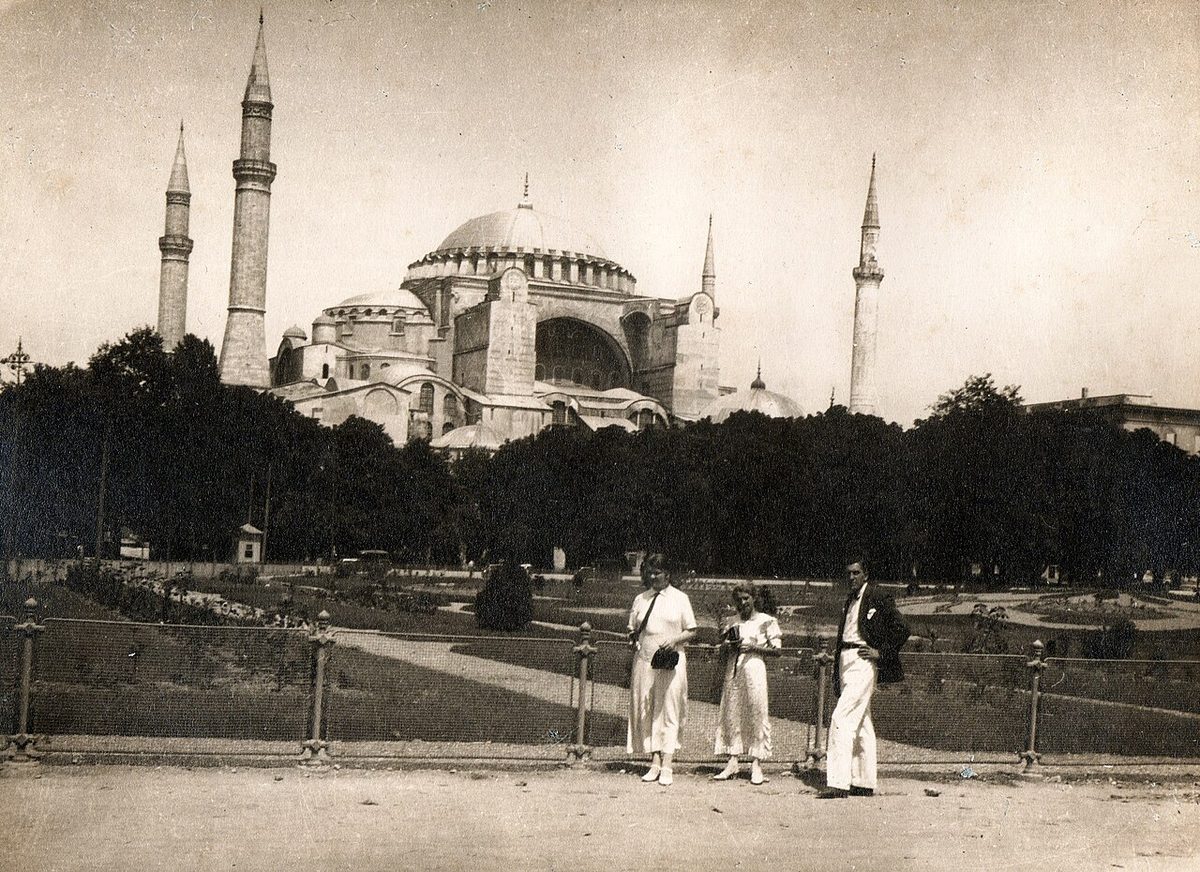 Ayasofya'nın dışarıdan görünüşü (Fortepan arşivi)