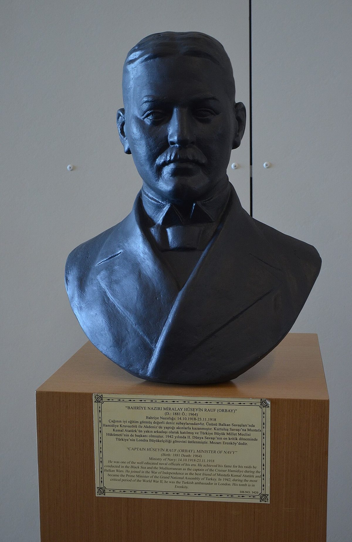 İstanbul Deniz Müzesi'nde Hüseyin Rauf Orbay