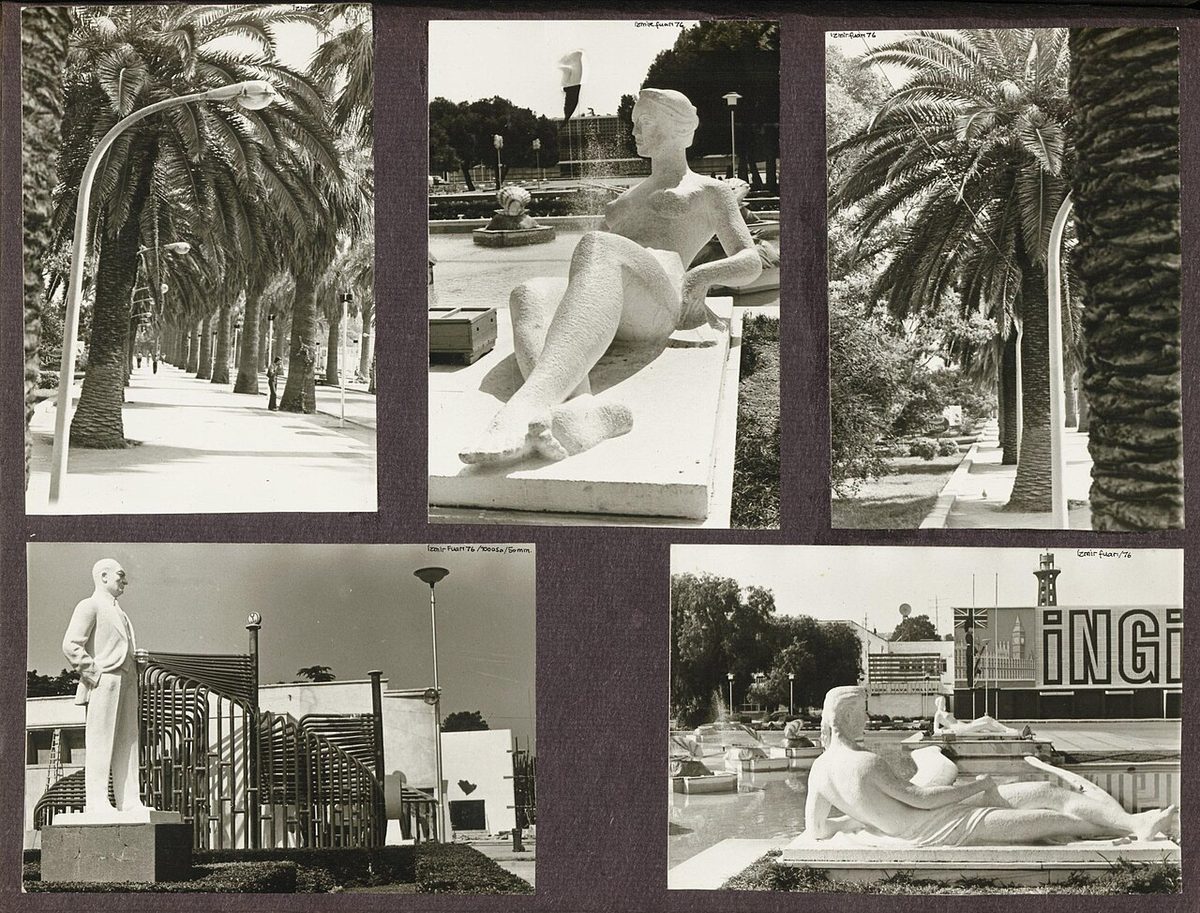 İzmir Enternasyonal Fuarı'ndan eski bir fotoğraf