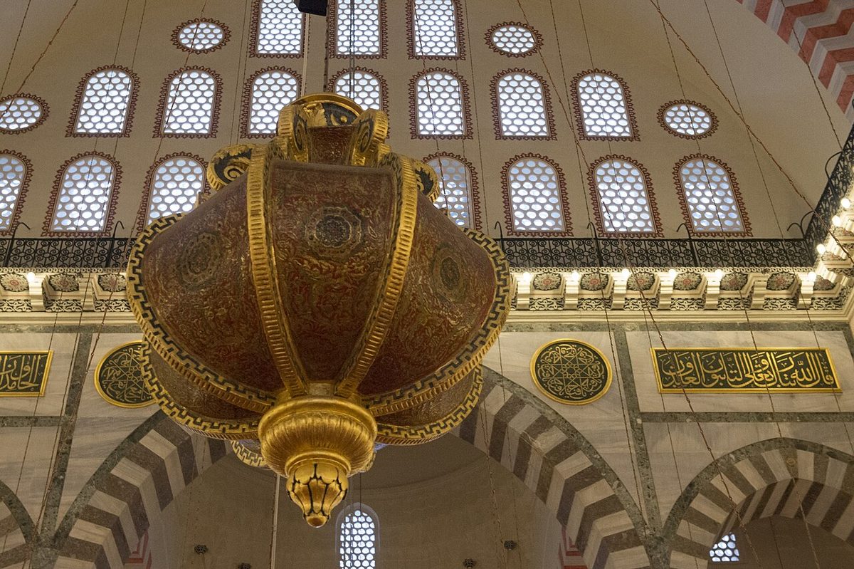 Süleymaniye Camii, mihrap yönünden bir görünüm