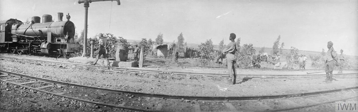 1918'de Beysan'da bir tren