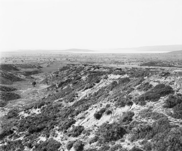 Kayacık Deresi ve Hill 60 denilen Bomba Tepe'nin 1915 tarihli görünüşü