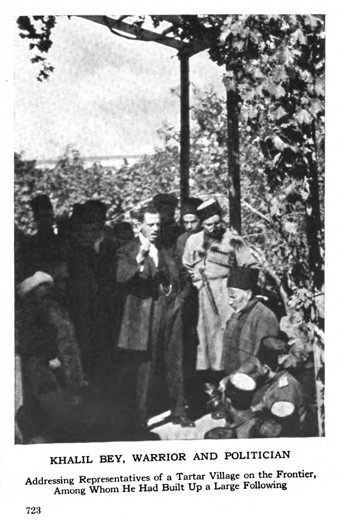 Halil Bey'i konu alan 1920 tarihli bir yayın