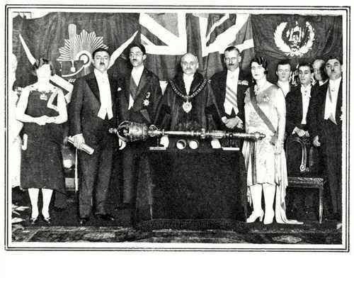 Amanullah Han'ın 1928 Avrupa gezisinden bir görüntü, Manchester