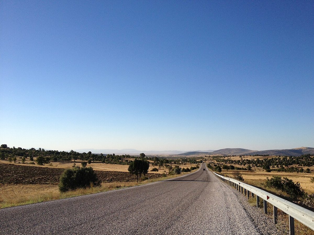 Konya'dan Bozkır'a giden yol