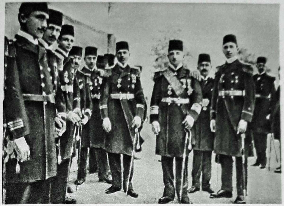 Amiral Wilhelm Souchon ve subayları