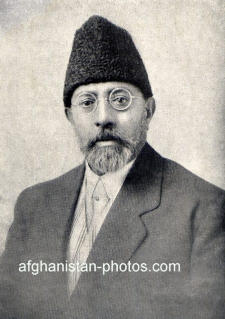 Afganistan Dışişleri Bakanı Mahmud Tarzi, 1920