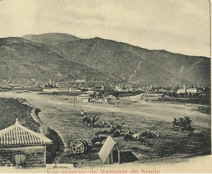 1922 yangınından önce Manisa'nın genel görünümü