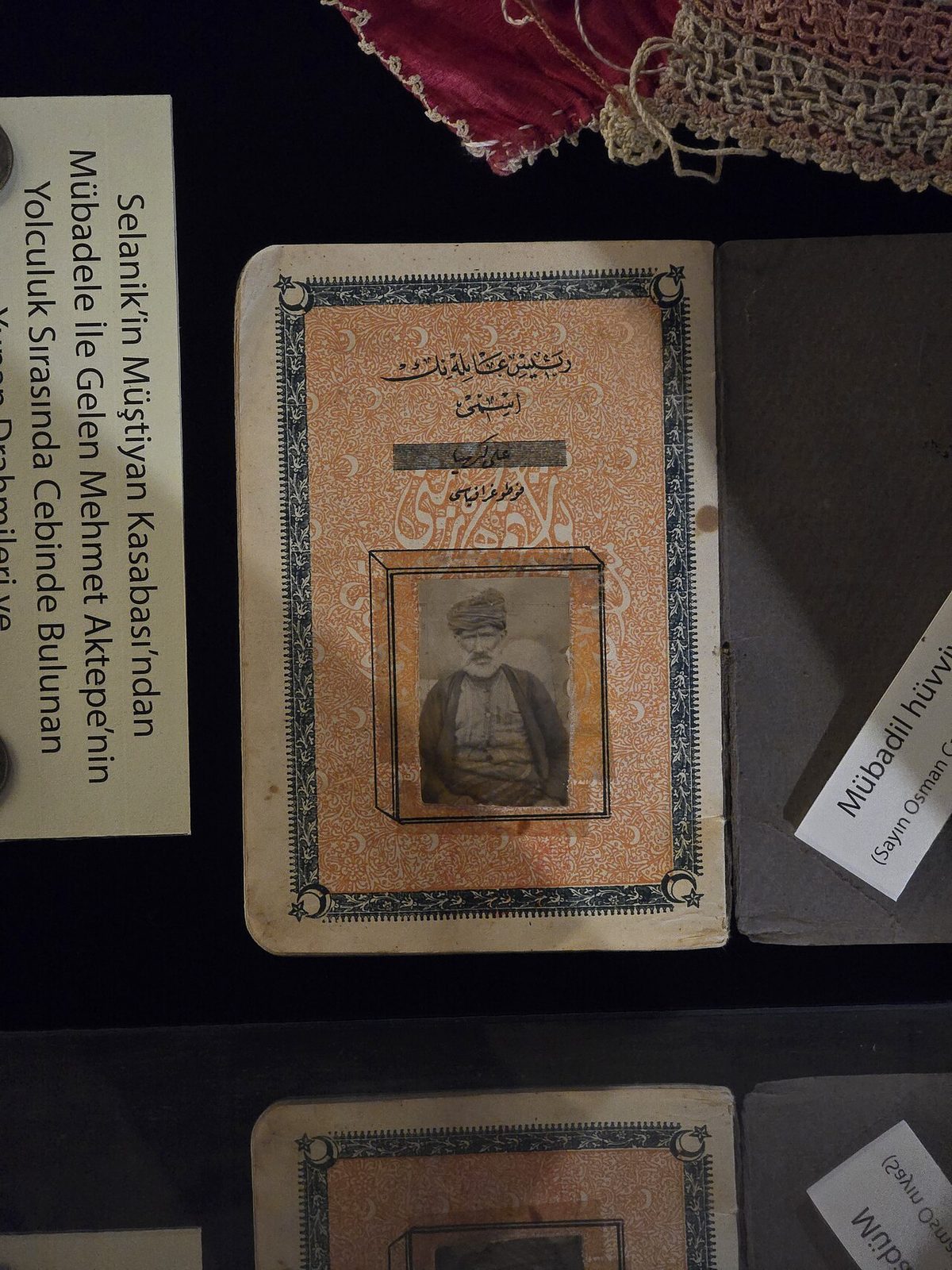 Bir mübadile ait hüviyet belgesi