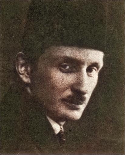 Ömer Seyfettin'in renklendirilmiş portresi