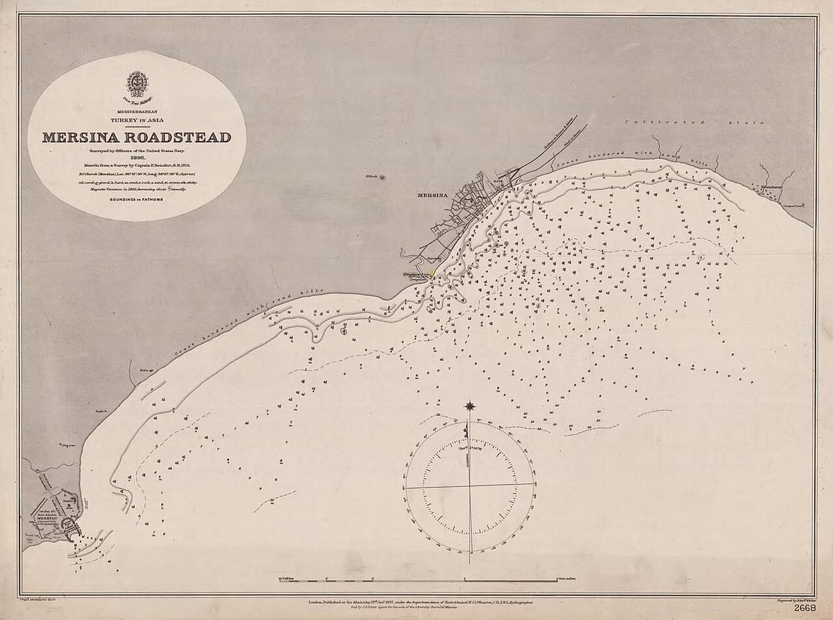 Mersin'in 1897 yılından bir görünüşü