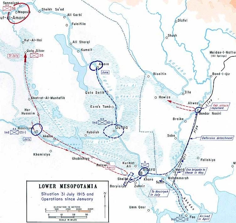 Irak Cephesi'nden bir sahne, Birinci Dünya Savaşı